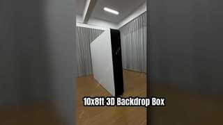 10x8ft 3D Backdrop Box