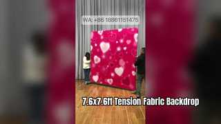 7.6x7.6ft Tension Fabric Backdrop