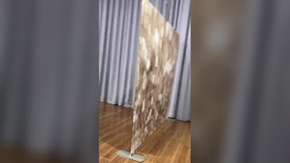 ゴールドグリッターテンション生地の背景