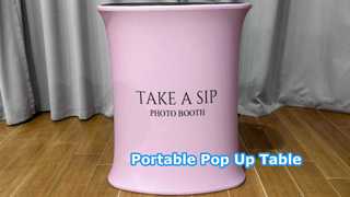 Portable Pop Up Table | Custom Printed Display Counter for Events & Trade Shows